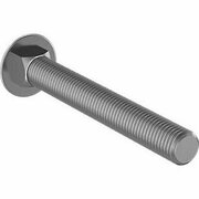 BSC PREFERRED Zinc-Plated Grade 2 Steel Square-Neck Carriage Bolt Low-Strength 3/4-10 Thread Size 6 Long 93548A911